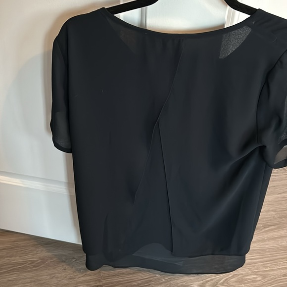 Dark Navy Michael Kors, sheer top - Picture 2 of 4